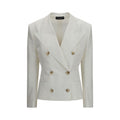 Dolce & Gabbana White Cotton Blazer Dolce & Gabbana