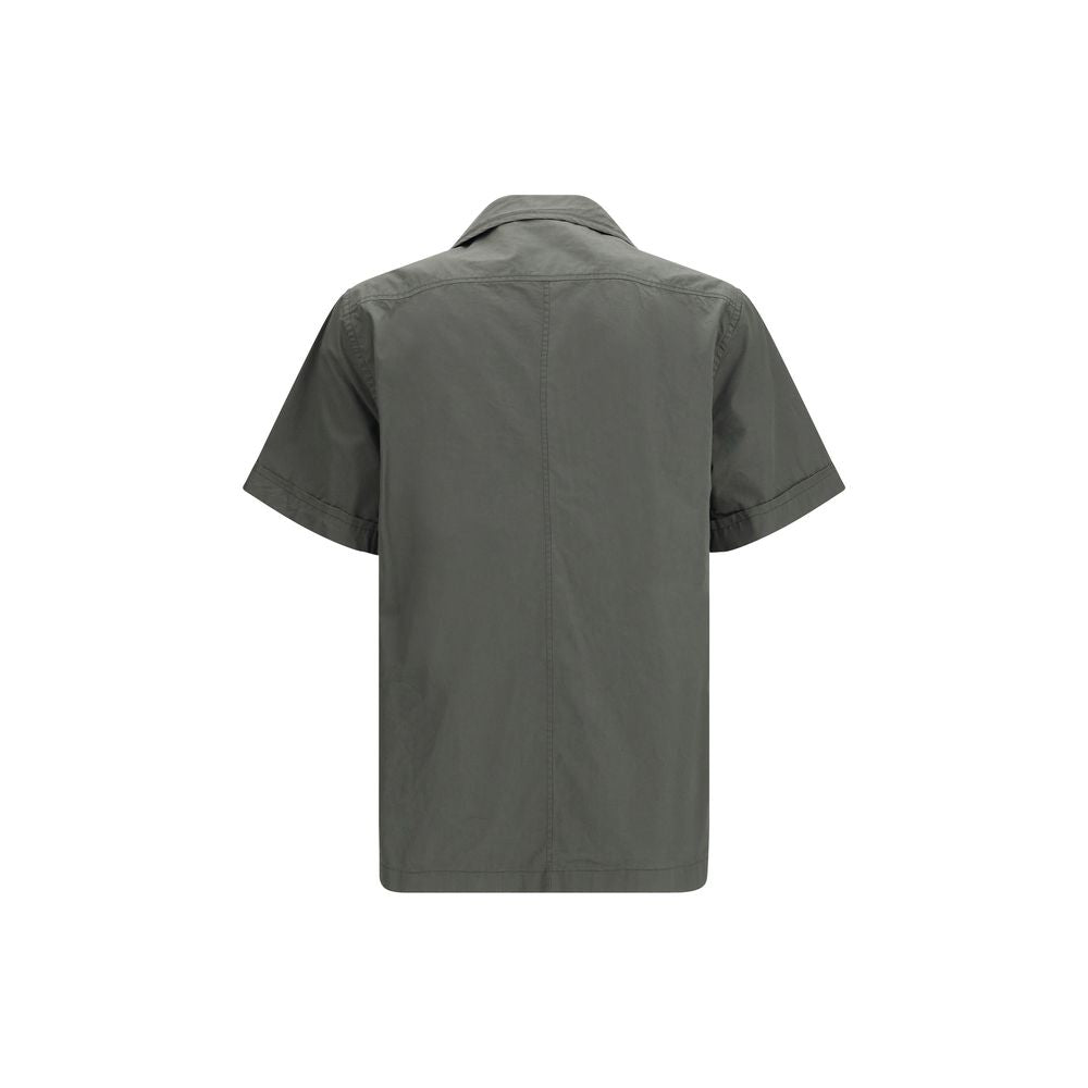 Dolce & Gabbana Gray Cotton Shortsleeve Shirt Dolce & Gabbana