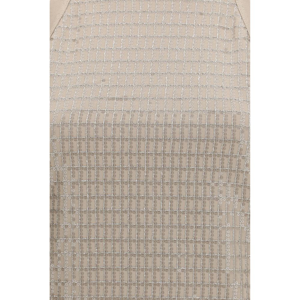 Brunello Cucinelli Beige Cotton T-Shirt Brunello Cucinelli