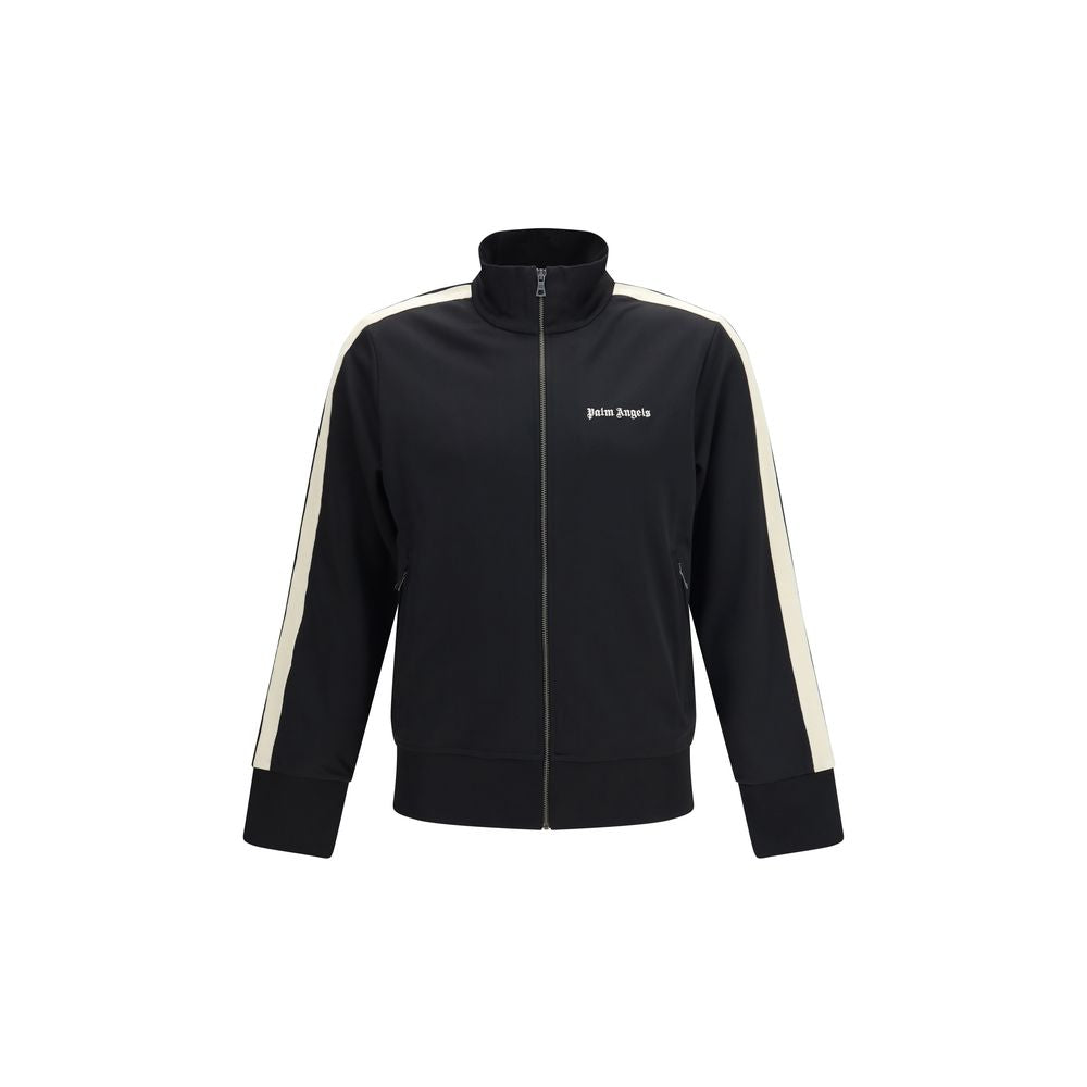 Palm Angels Black Polyester Sweatshirt Palm Angels