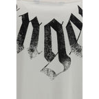 Palm Angels White Cotton T-Shirt