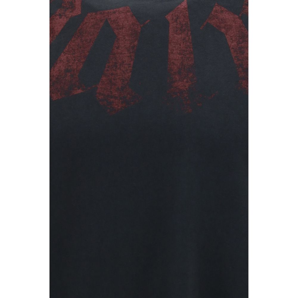 Palm Angels Black Cotton T-Shirt Palm Angels