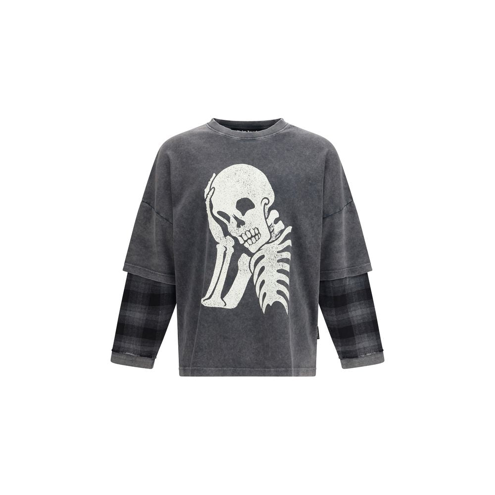 Palm Angels Black Cotton Shirt Palm Angels