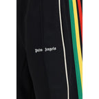 Palm Angels Black Polyester Athletic Pants
