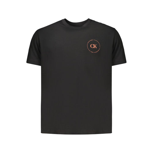 Calvin Klein Black Cotton Men's T-Shirt Calvin Klein