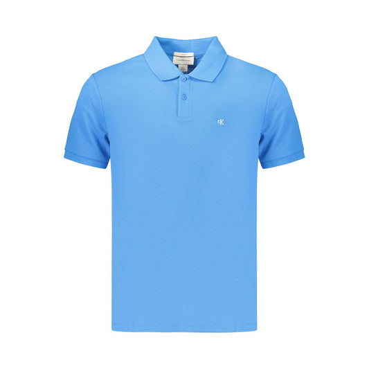 Calvin Klein Azzurro Cotton Men's Polo Calvin Klein