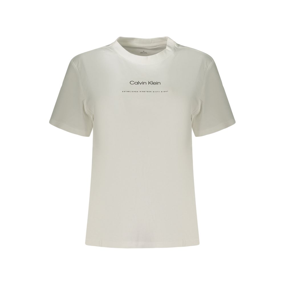 Calvin Klein White Cotton Women T-Shirt Calvin Klein