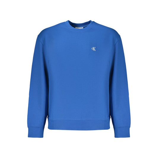 Calvin Klein Blue Cotton Men's Sweatshirt Calvin Klein