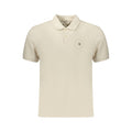 Calvin Klein Beige Cotton Mens Polo Shirt - Eljoys Fashion 