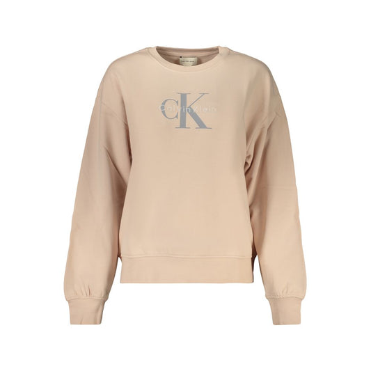 Calvin Klein Pink Cotton Women's Sweatshirt Calvin Klein