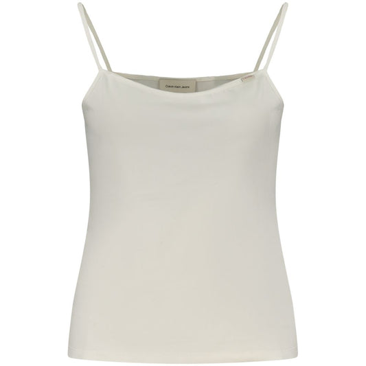 Calvin Klein White Cotton Womens Tank Calvin Klein