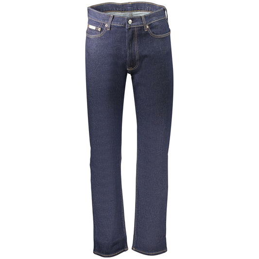 Calvin Klein Blue Cotton Men's Jean Crafted for Elegance and Comfort Calvin Klein