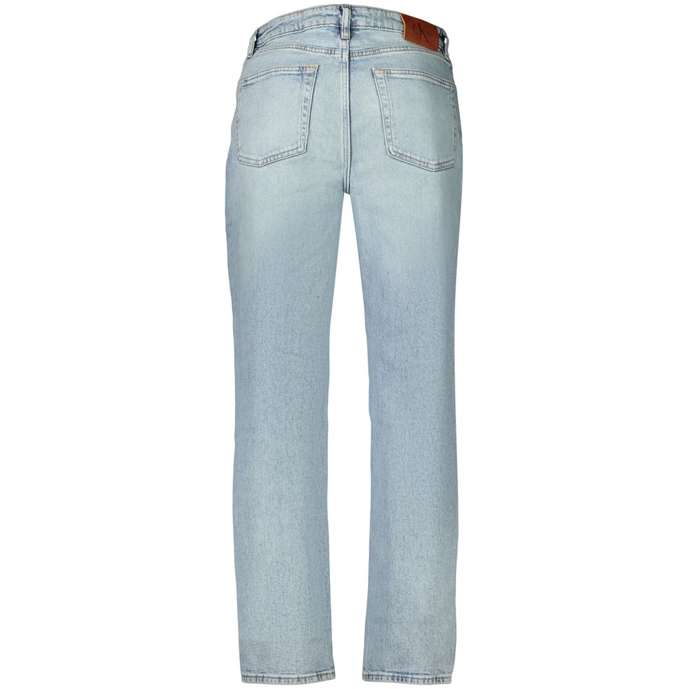 Calvin Klein Azzurro Cotton Women's Jeans Calvin Klein