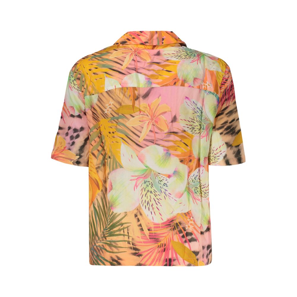 Desigual Orange Viscose Women's Shirt Desigual