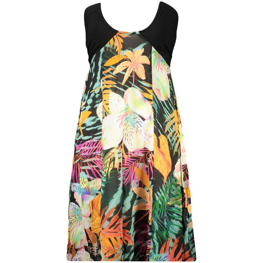 Desigual Black Viscose Women's Dress Desigual