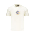 Napapijri White Cotton Men's T-Shirt Napapijri