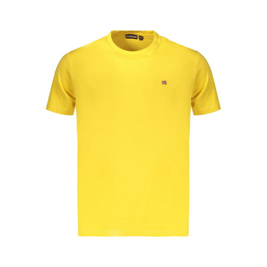 Napapijri Giallo Cotton Men's T-Shirt Napapijri