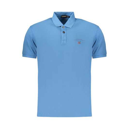 Napapijri Azzurro Cotton Men Polo Napapijri
