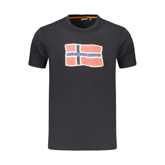 Napapijri Black Cotton Men's Shirt Napapijri
