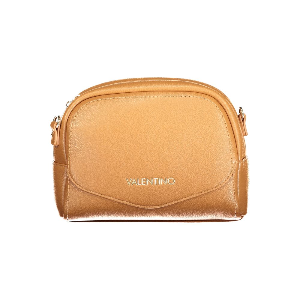 Brown Mario Valentino women's handbag made of polyurethane with stylish design and ample space for everyday use.