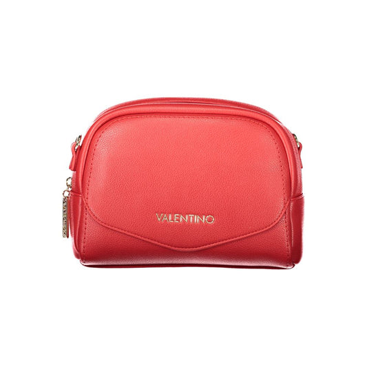 Mario Valentino Rosso Polyurethane Women's Bag with Adjustable Shoulder Strap Mario Valentino