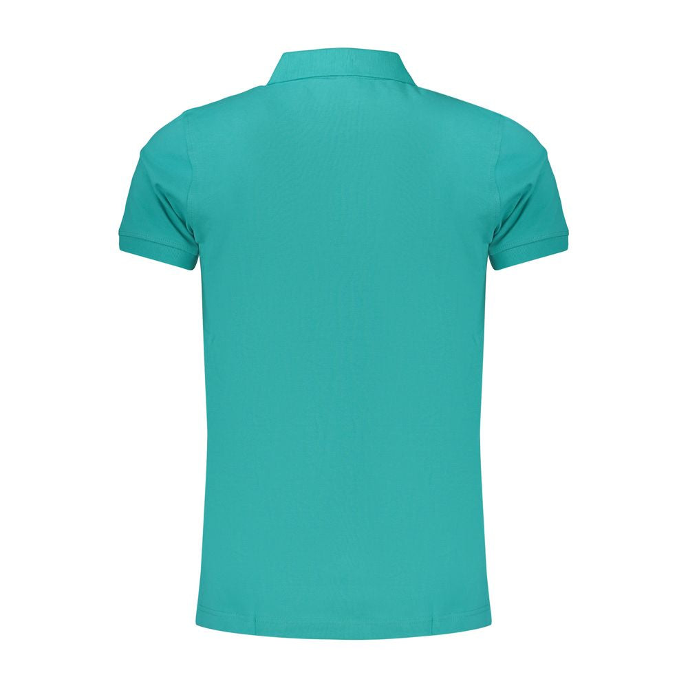 Norway 1963 green cotton men's polo shirt with a classic collar and short sleeves, displayed on a plain background.