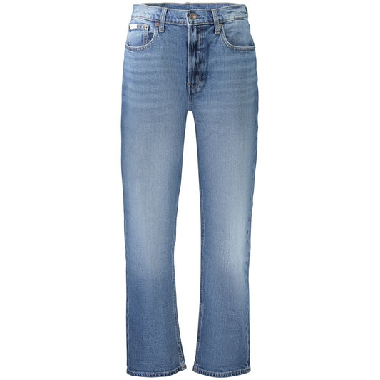 Calvin Klein Blue Cotton Women's Jeans Calvin Klein