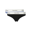 Calvin Klein light blue modal women's thong underwear with seamless design and minimalist style.