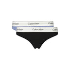 Calvin Klein light blue modal women's thong underwear with seamless design and minimalist style.