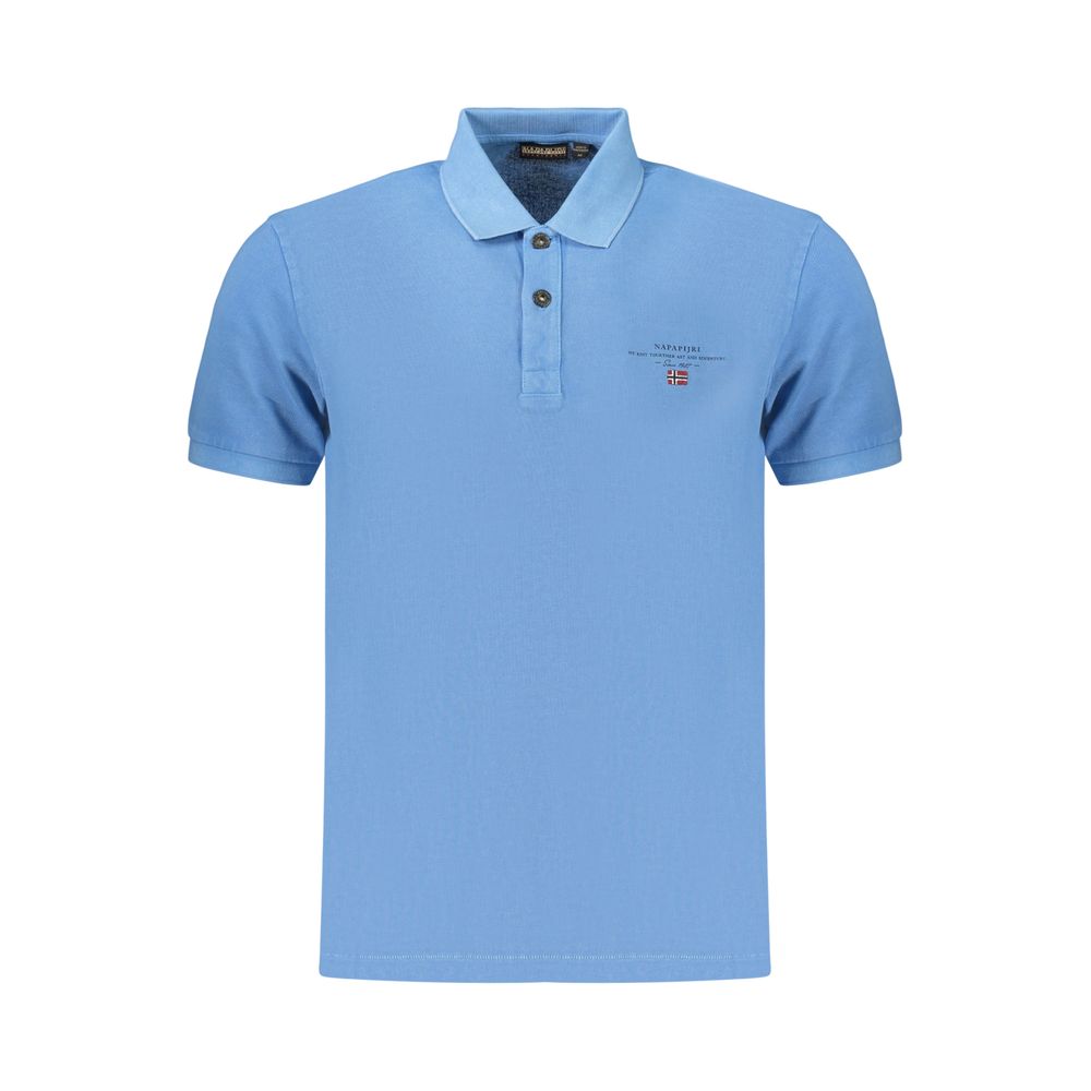 Napapijri Azzurro Cotton Men's Polo Napapijri