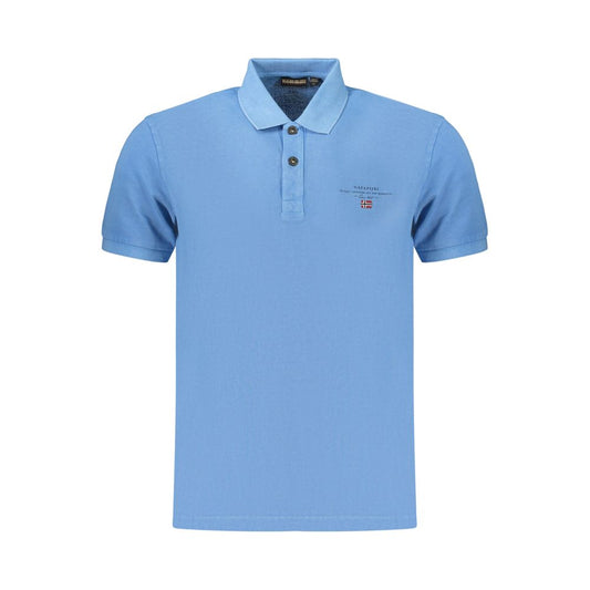 Napapijri Azzurro Cotton Men's Polo Napapijri