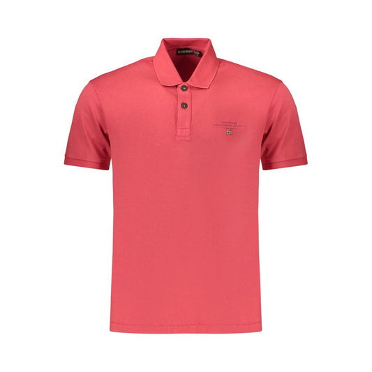 Napapijri Rosso Cotton Men's Polo Napapijri