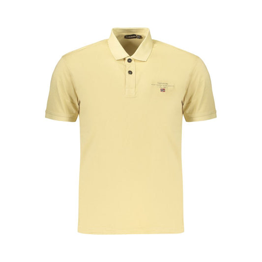 Napapijri Beige Cotton Men's Polo Napapijri