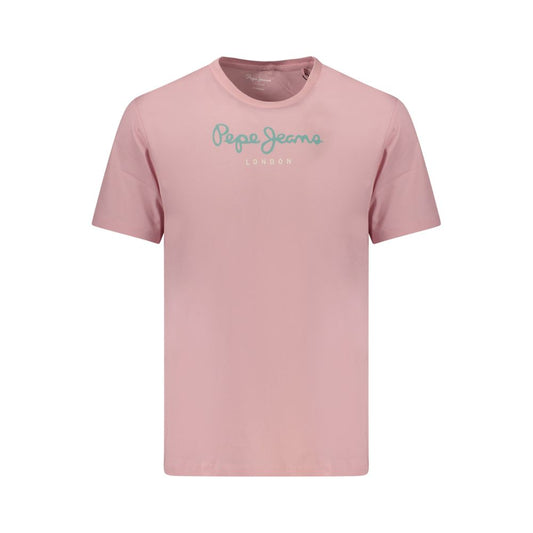 Pepe Jeans Pink Cotton Men's T-Shirt Pepe Jeans