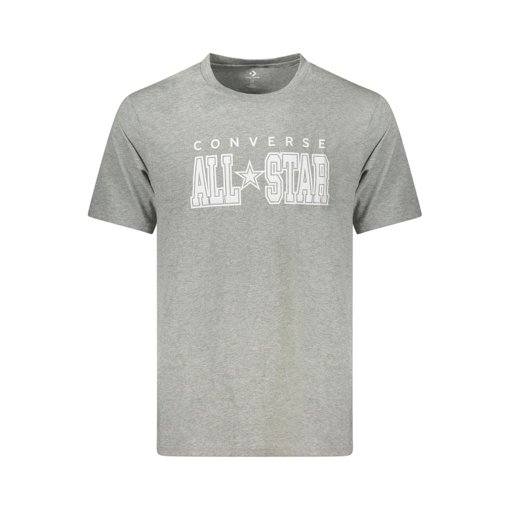 Converse Gray Cotton Men's T-Shirt Converse