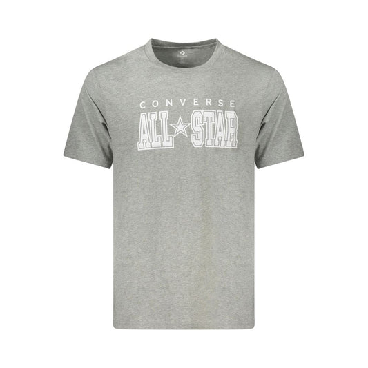 Converse Gray Cotton Men's T-Shirt Converse