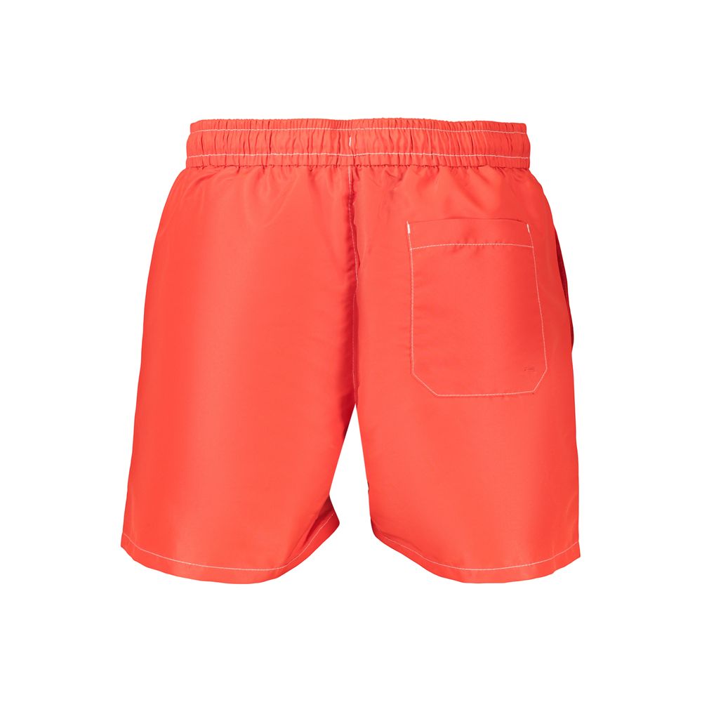 Tommy Hilfiger Rosso Polyester Men's Swim Short Tommy Hilfiger