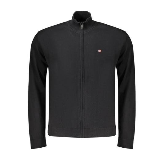 Napapijri Black Cotton Men's Sweater Napapijri