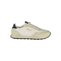 Blauer Bianco polyester men's sneaker with white and blue design, casual athletic footwear with lace-up closure.