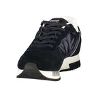 Blue polyurethane men's sneaker by Blauer featuring a sleek design and comfortable fit.
