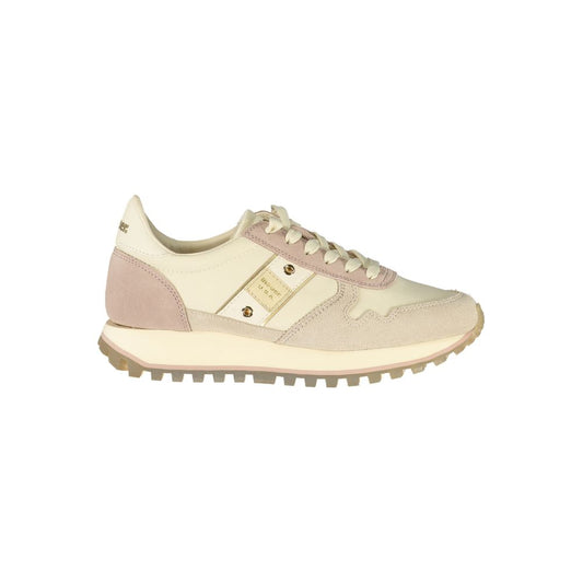 Blauer Beige Leather Women's Sneaker Blauer