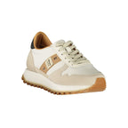 Blauer Bianco white polyurethane women's sneaker with stylish design and comfortable fit, ready to dazzle.