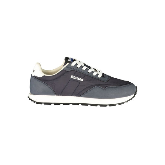 Blauer Blue Polyester Men's Sneaker Blauer