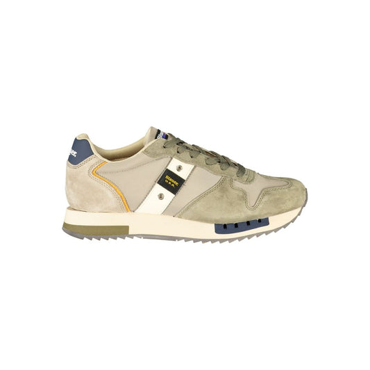 Blauer Verde Poliuretano Uomo Sneaker Blauer