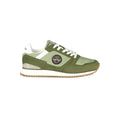 Green Napapijri men's polyurethane sneakers with sleek design and comfortable fit, perfect for casual wear and everyday style.