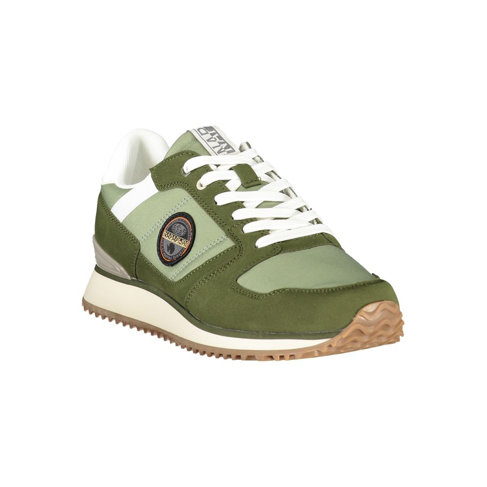 Napapijri Green Polyester Athletic Sneakers Napapijri