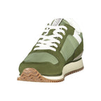 Napapijri green polyurethane men's sneaker with sleek design and sporty style, featuring a comfortable lace-up closure and modern look.