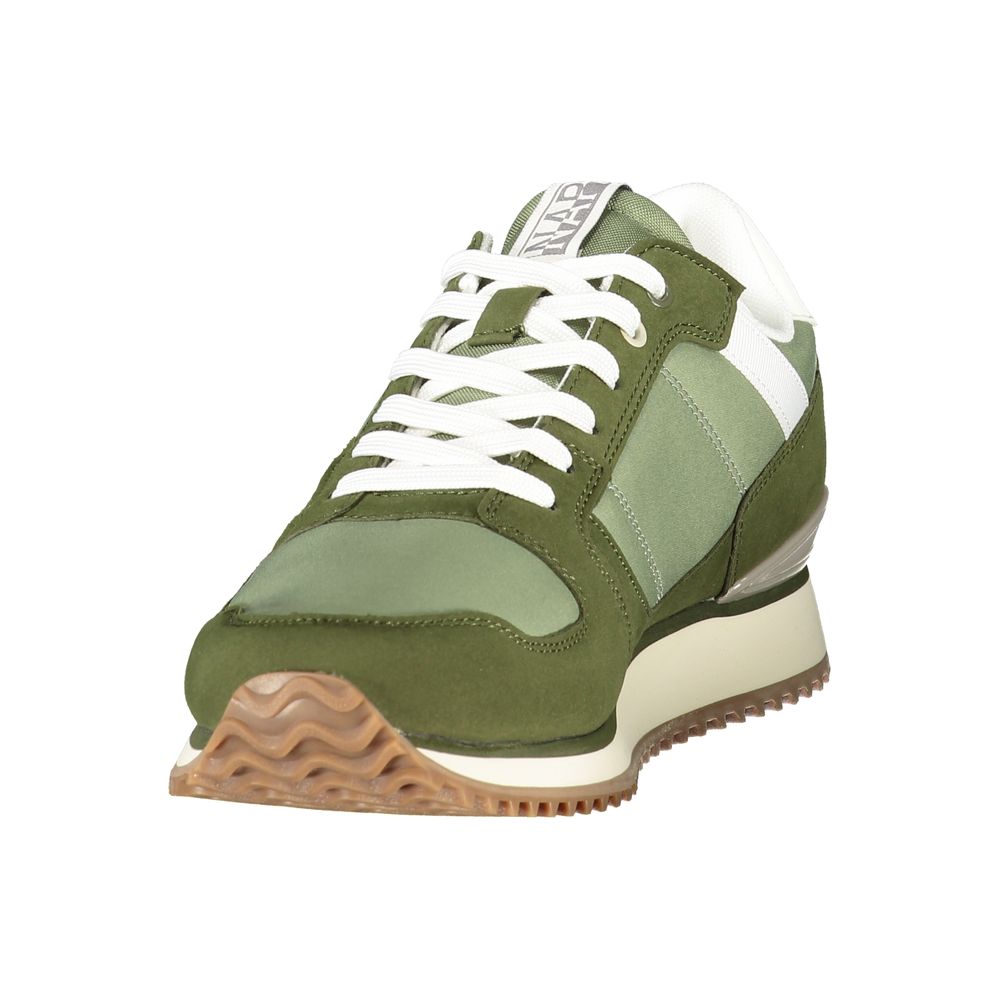 Napapijri Green Polyester Athletic Sneakers Napapijri