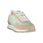 Napapijri Verde polyester women's sneaker with sleek design and comfortable fit, featuring green accents and modern style.
