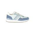 Napapijri Azzurro women's sneaker made of polyester, featuring a sleek design and casual athletic style.